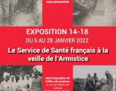 EXPOSITION "LE SERVICE DE SANTÉ FRANCAIS À LA VEILLE DE L'ARMISTICE"
