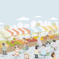 Marché artisanal