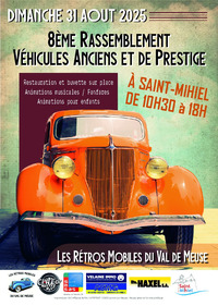 Rassemblement de véhicules anciens et de prestige