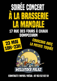 Les vendredis à la mandale : Jazz manouche & blues avec Wellstock Palaz