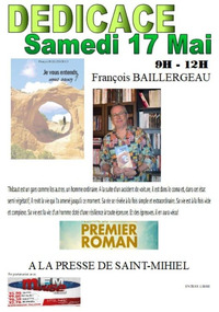 Dédicace de François Baillergeau
