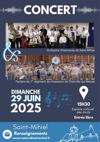 Concert de l’harmonie de Saint-Mihiel et de la fanfare de Thierville