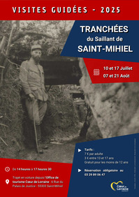 Visite guidée des tranchées du Saillant de Saint-Mihiel