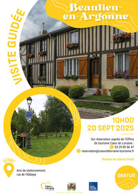 Journées européennes du patrimoine : visite guidée à Beaulieu-en-Argonne