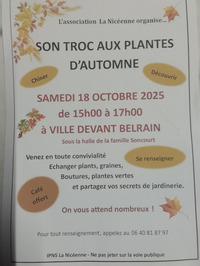 Troc aux plantes d'Automne
