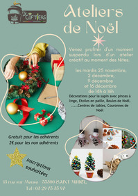Ateliers créatifs Noël