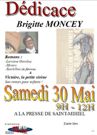 Dédicace avec  Brigitte Moncey