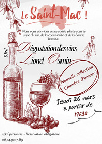 Dégustation des vins Lionel Osmin