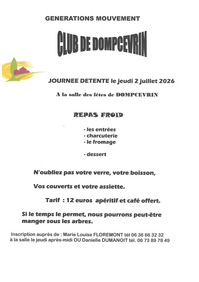 Journée détente