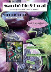 Marché bio et local