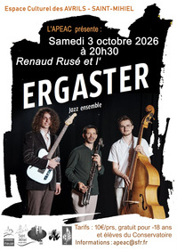 Concert : Ensemble Ergaster Jazz