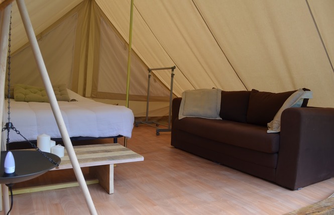 Cabane tente camping du bois joli 4 - Saint-Maurice-sous-les-Côtes