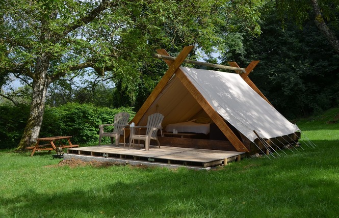 Cabane tente camping du bois joli 2 - Saint-Maurice-sous-les-Côtes